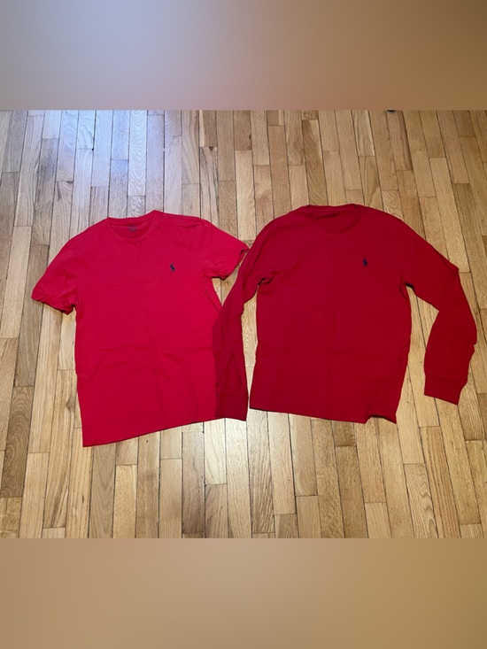 Ralph Lauren Other - Polo Ralph Lauren Red Long Sleeve & Tee Set Men’s M 2 for One!